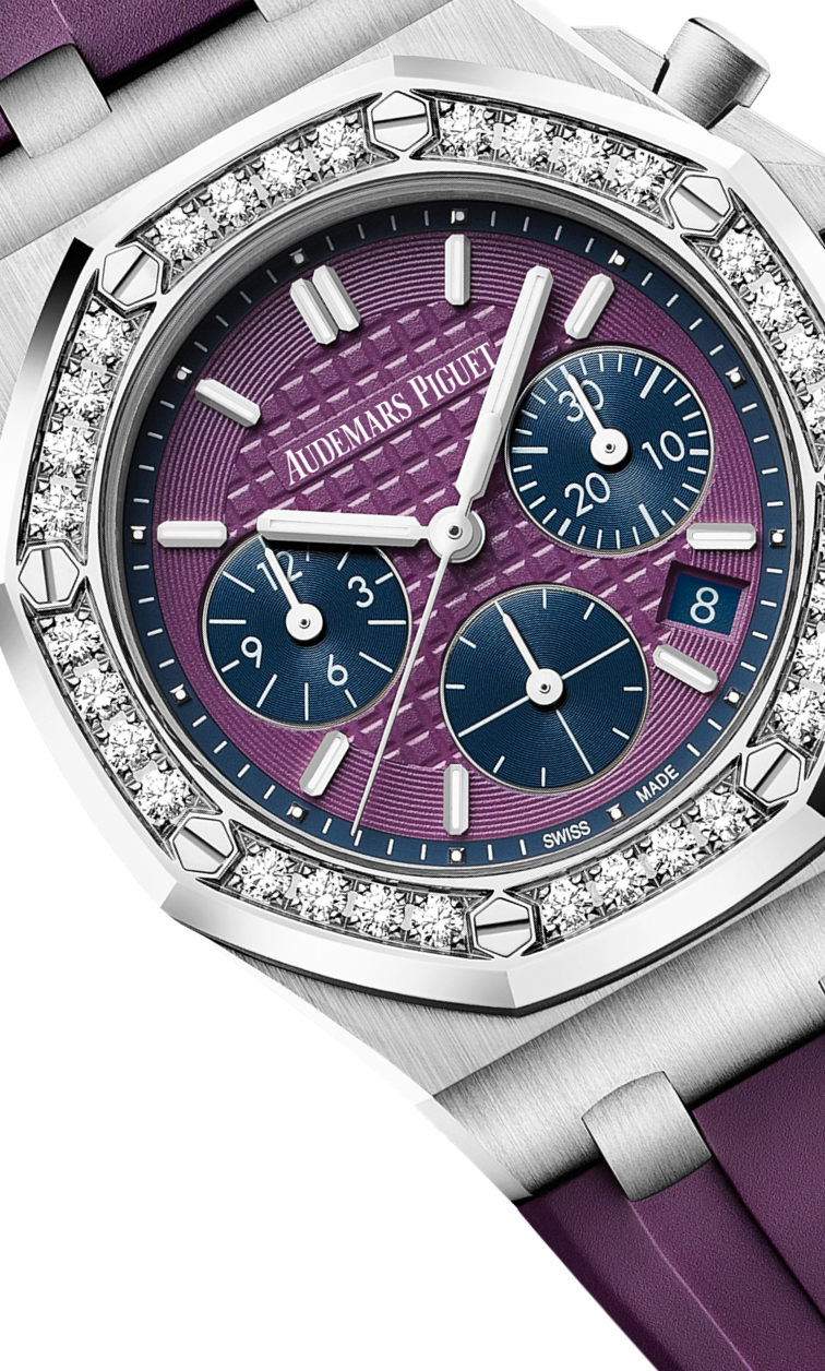 Purple strap - Titanium purple dial - Watch - 37mm