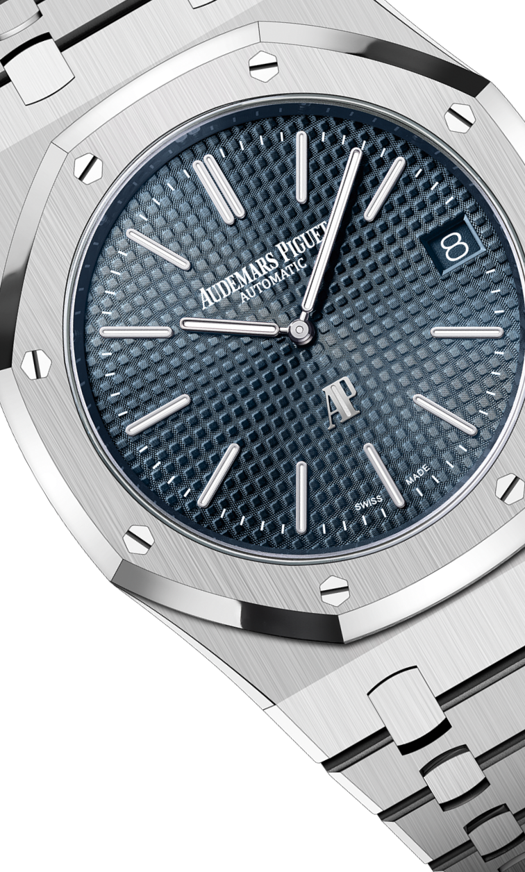 Silver 904L Steel Night Blue - Automatic Watch - 39mm