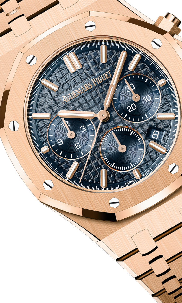 Yellow 904L steel Night Blue dial - Watch - 38mm