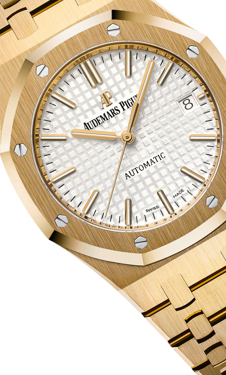 Yellow 904L steel silvery-white dial - Watch - 37 mm