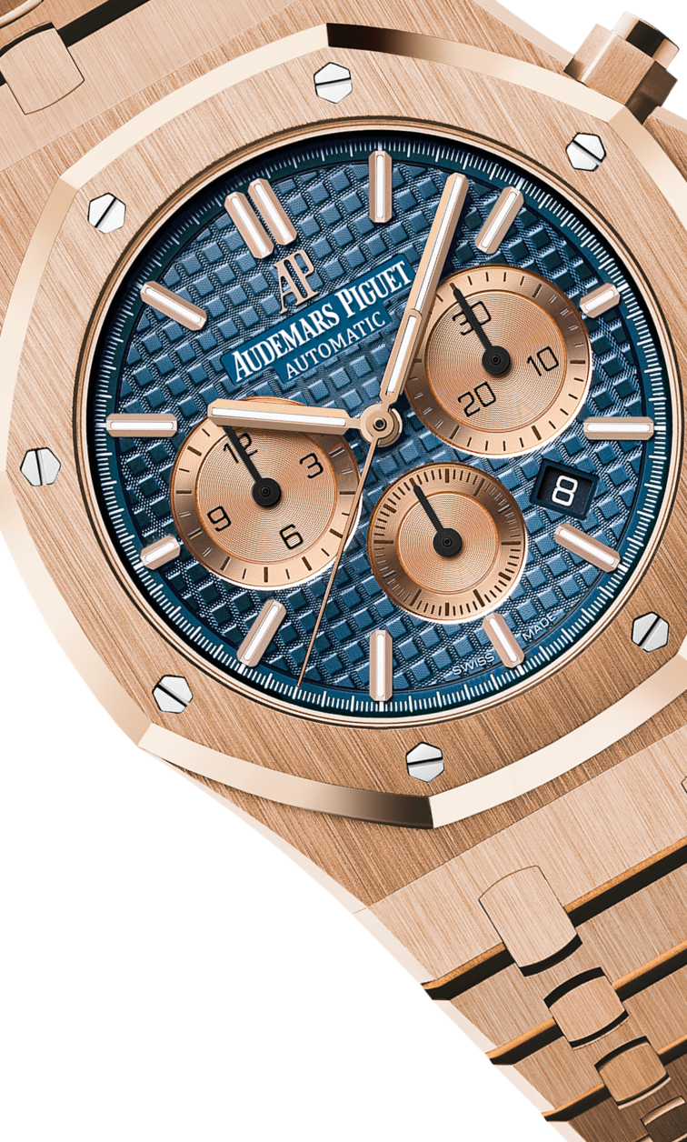 Rose Gold 904L Steel Blue Dial - Automatic - 41mm