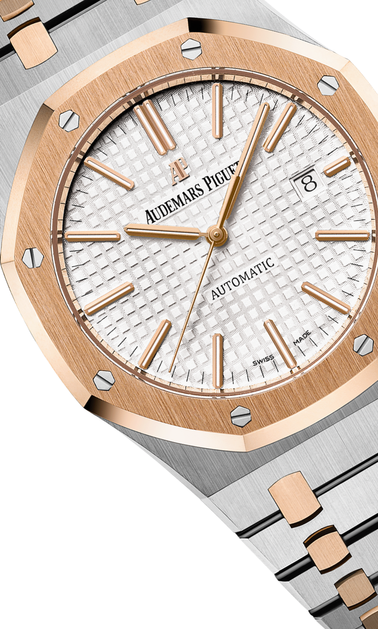 Silver Gold 904L Steel Silvery-white dial - Watch - 41 mm