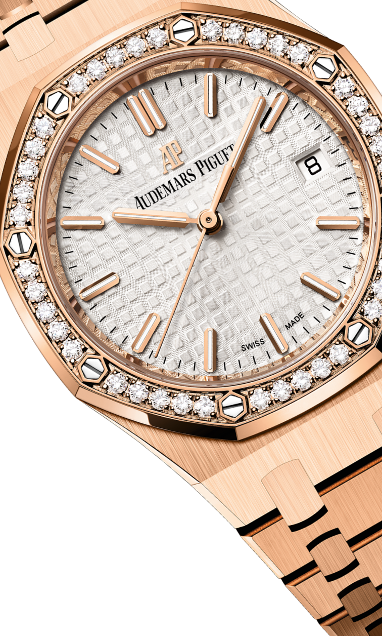 Rose Gold 904L Steel Silver Dial - Watch - 34mm