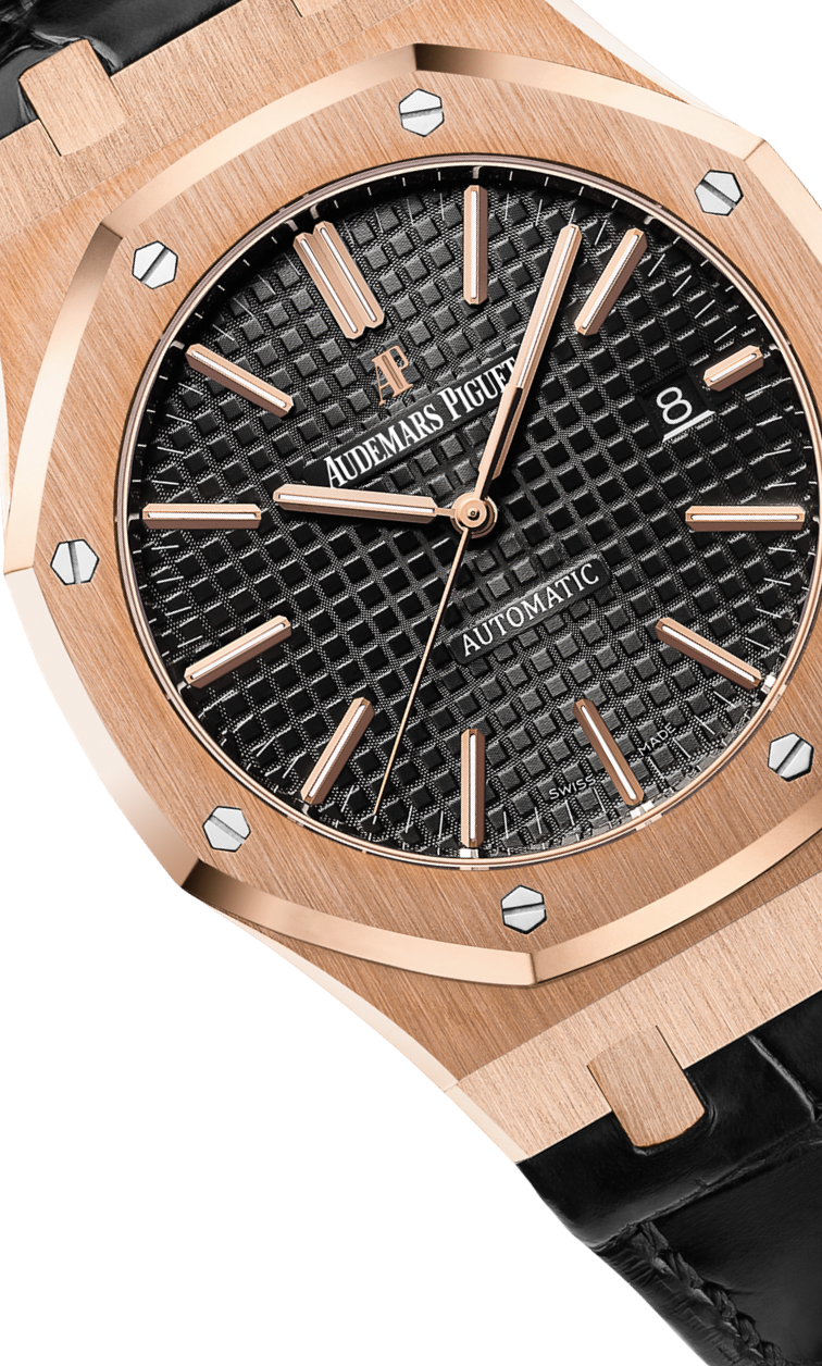 Black 904L steel dark grey dial - Watch - 41 mm
