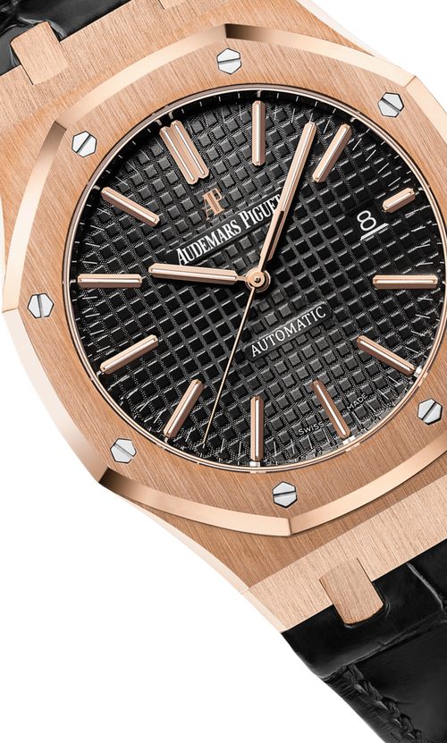 Black 904L steel dark grey dial - Watch - 41 mm
