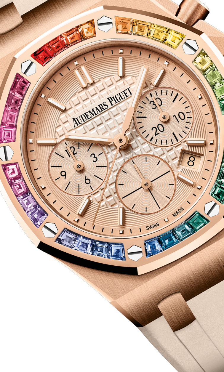 Beige strap - Titanium Smoked Rose Gold Dial - Watch - 37mm