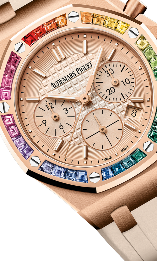 Beige strap - Titanium Smoked Rose Gold Dial - Watch - 37mm