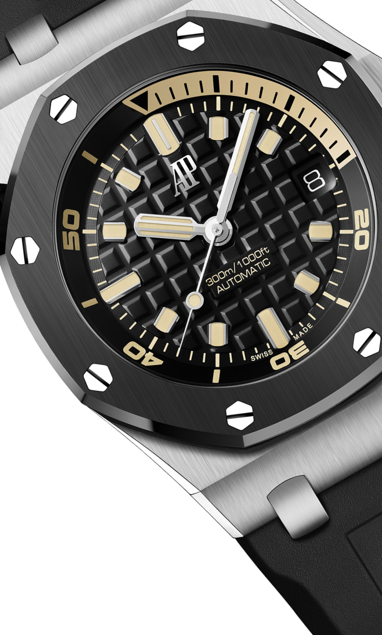 Black 904L steel with black dial - Watch - 42mm
