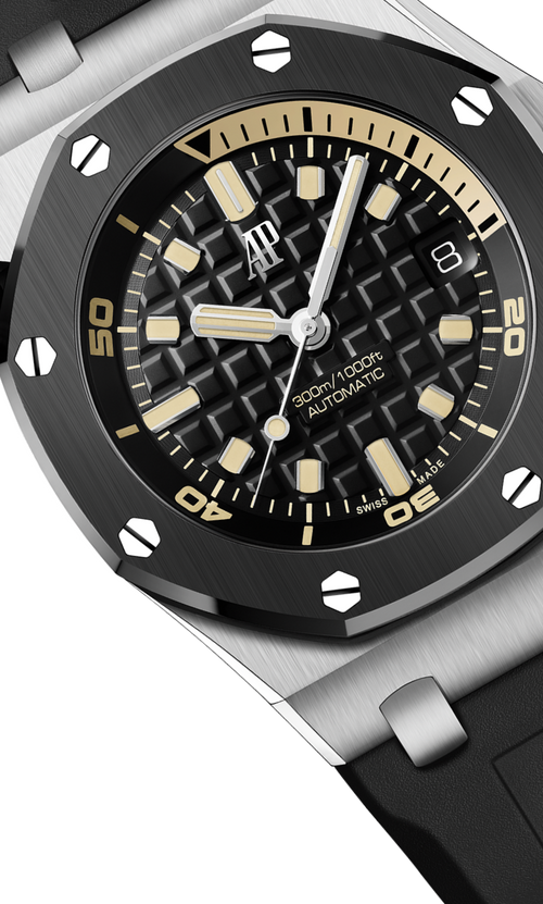 Black 904L steel with black dial - Watch - 42mm