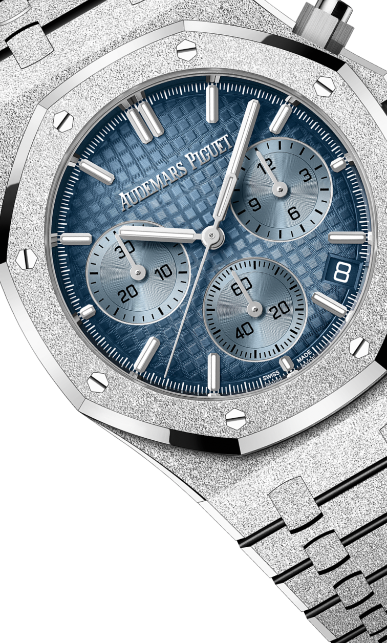 Silver 904L steel Smoked blue dial - Watch - 41mm