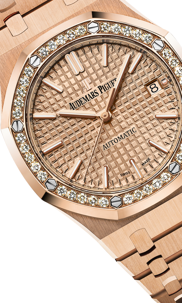 Rose gold 904L steel rose gold dial - Watch - 37 mm