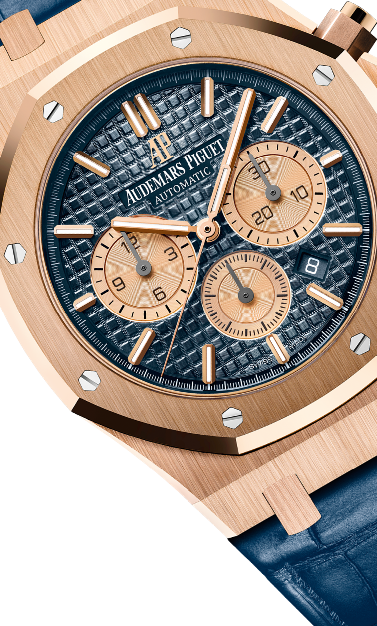 Rose Gold 904L Steel Blue Dial - Automatic - 41mm
