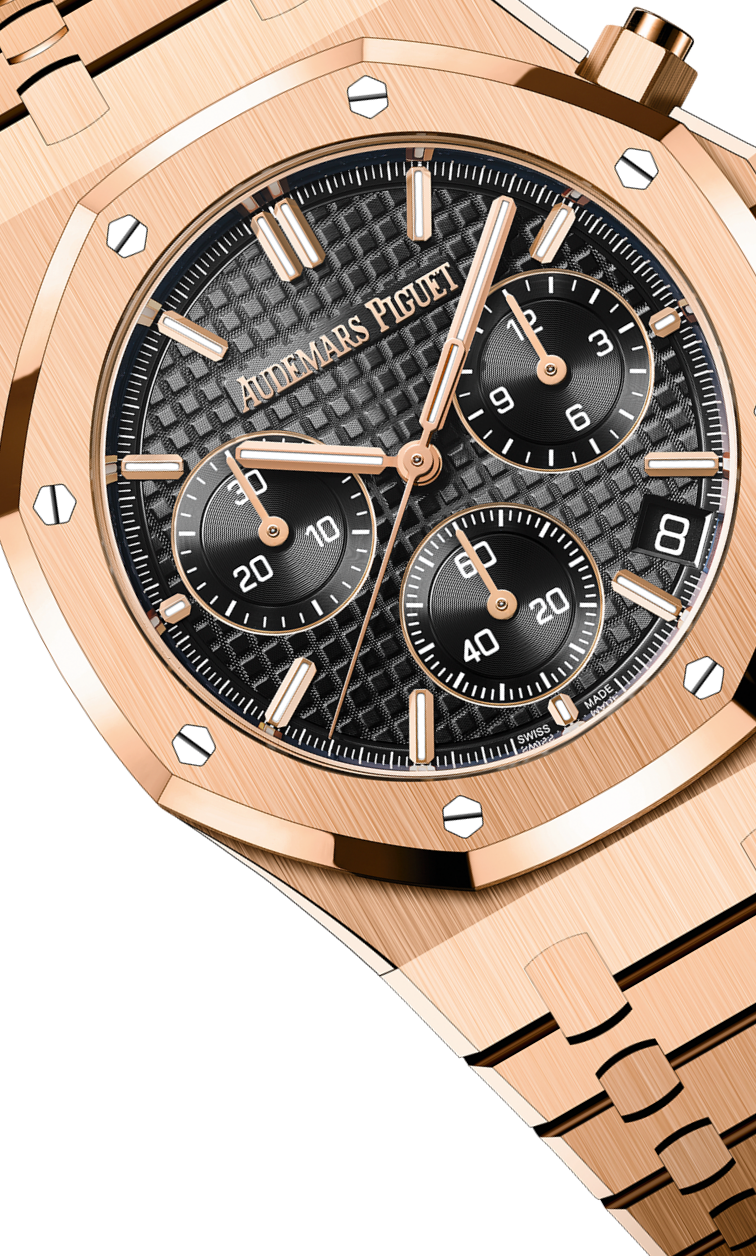 Rose Gold 904L Steel Black Dial - Automatic - 41mm