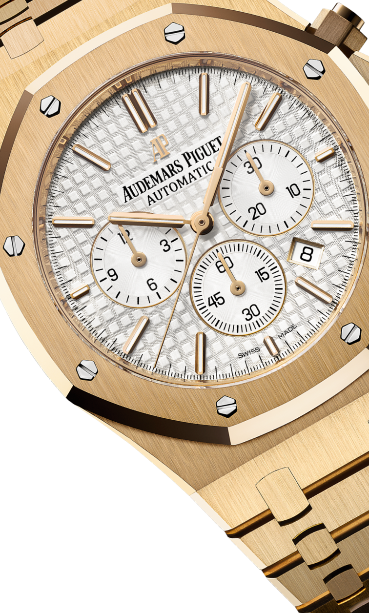 Yellow 904L steel silvery white dial - Watch - 41 mm