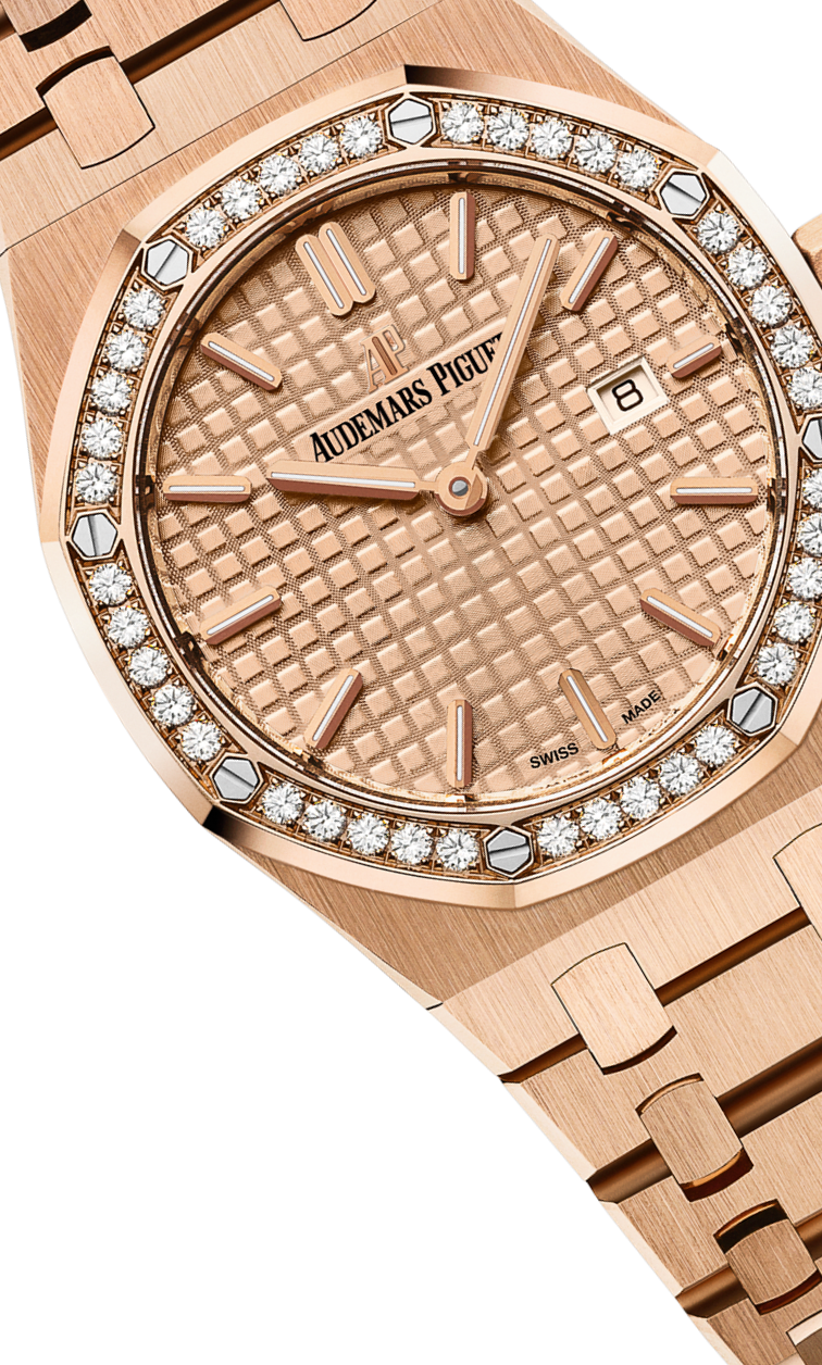 Rose gold 904L steel rose gold dial - Watch - 33 mm