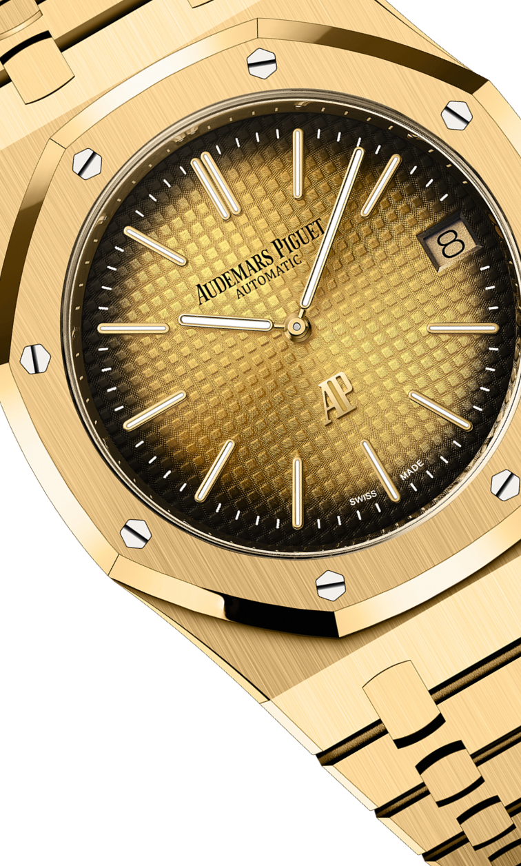 Yellow 904L Steel Smoked Gold Dial - Watch - 39mm