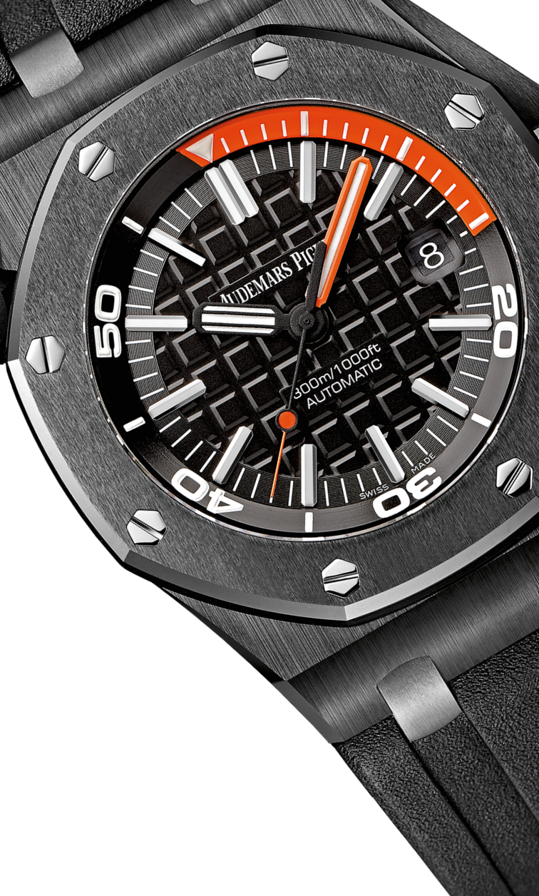 Black strap - Titanium black dial - Watch - 42mm