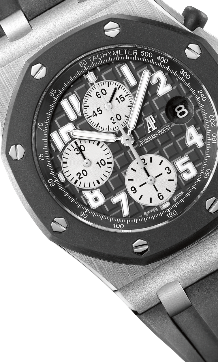 Black strap - Titanium black dial - Watch - 42mm
