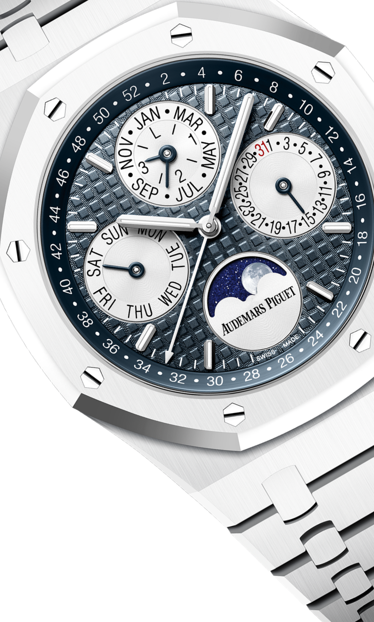 White 904L Steel Blue White Dial - Automatic Watch - 41mm