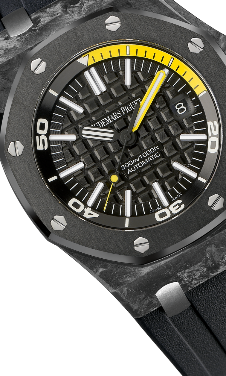 Black strap - Titanium black dial - Watch - 42mm