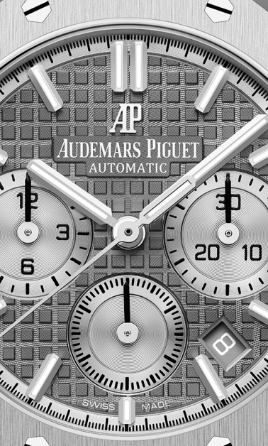 Silver 904L Steel Gray Ruthenium Dial - Watch - 38mm