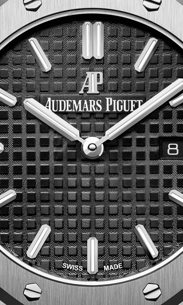Silver 904L Steel Black Dial - Watch - 33mm