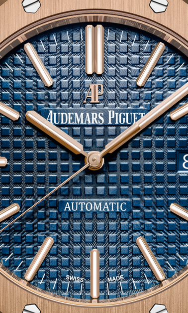 Rose Gold 904L Steel Dark Blue Dial - Watch - 41 mm