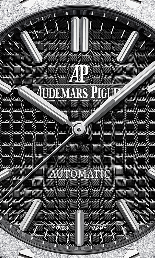 Silver 904L Steel Black Dial - Watch - 37mm