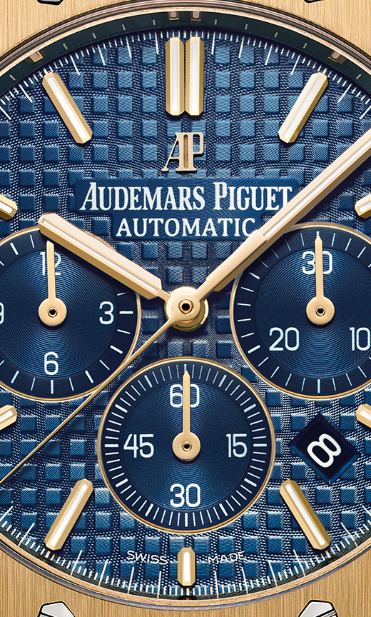 Yellow 904L steel dark blue dial - Watch - 41 mm