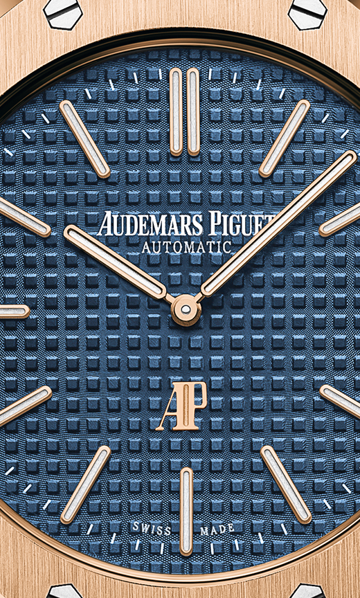 Rose Gold 904L Steel Blue Dial - Watch - 39mm