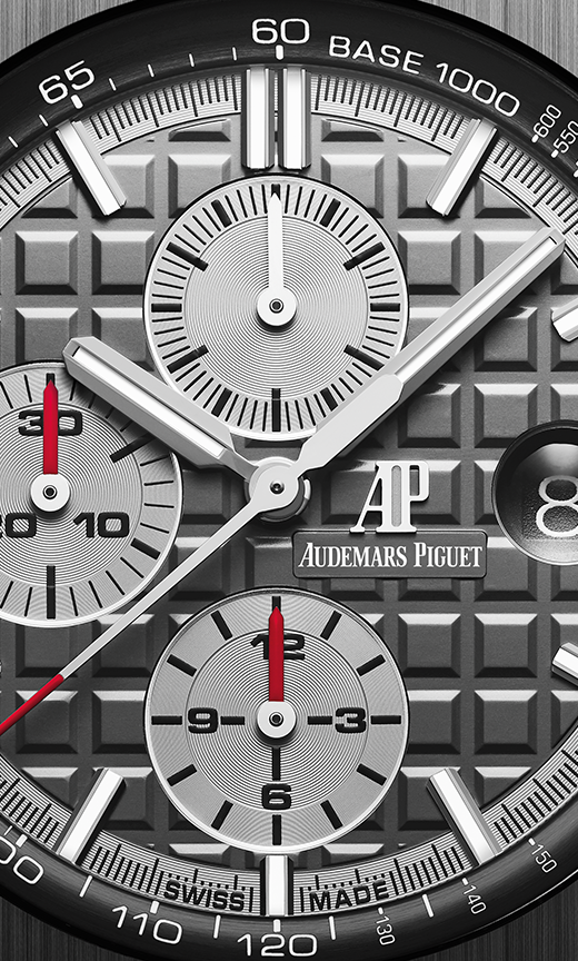 Grey strap - Titanium dark grey dial - Watch - 44mm