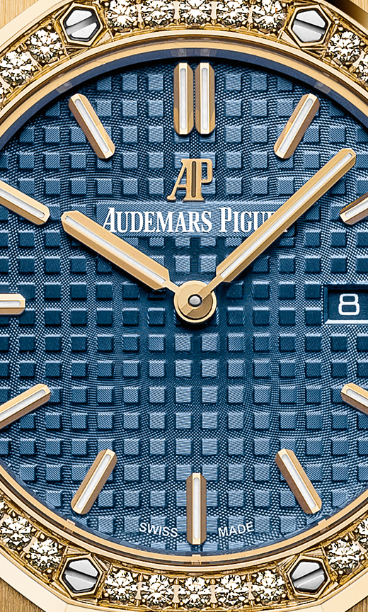 Yellow 904L steel dark blue dial - Watch - 33mm