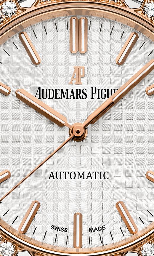 Rose gold 904L steel silver-white dial - Watch - 37 mm