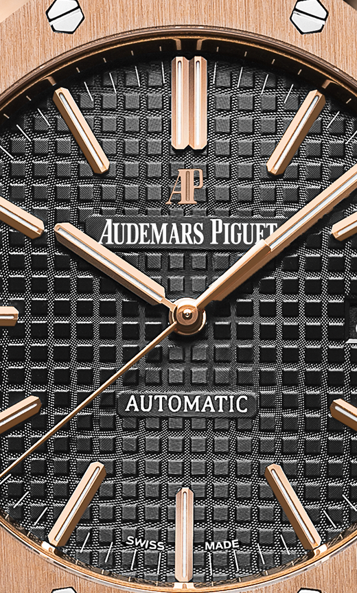 Rose Gold 904L Steel Black - Automatic - 41mm