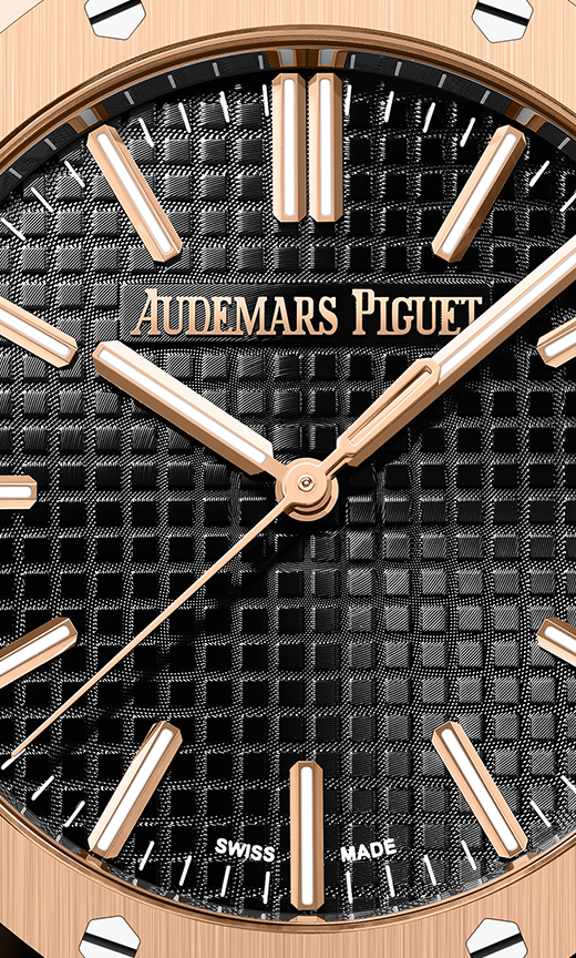 Rose Gold 904L Steel Black - Automatic Watch - 41mm