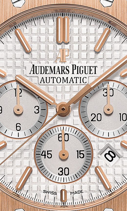 Rose gold 904L steel silver-white dial - Watch - 41 mm