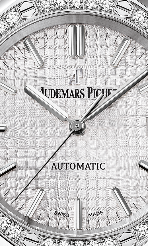 White 904L steel silver-white dial - Watch - 37 mm
