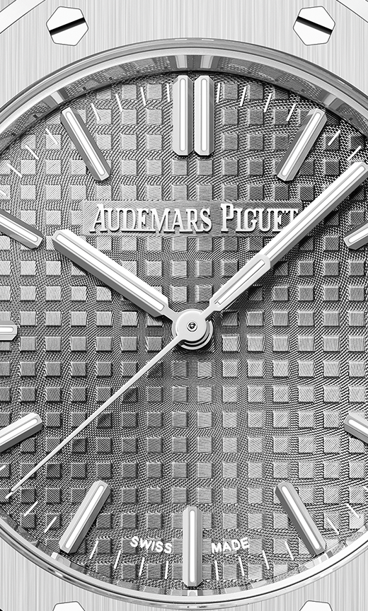 Silver 904L Steel grey dial - Watch - 37 mm