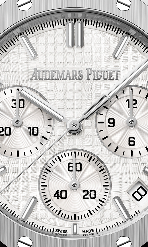Silver 904L steel silvery white dial - Watch - 41 mm