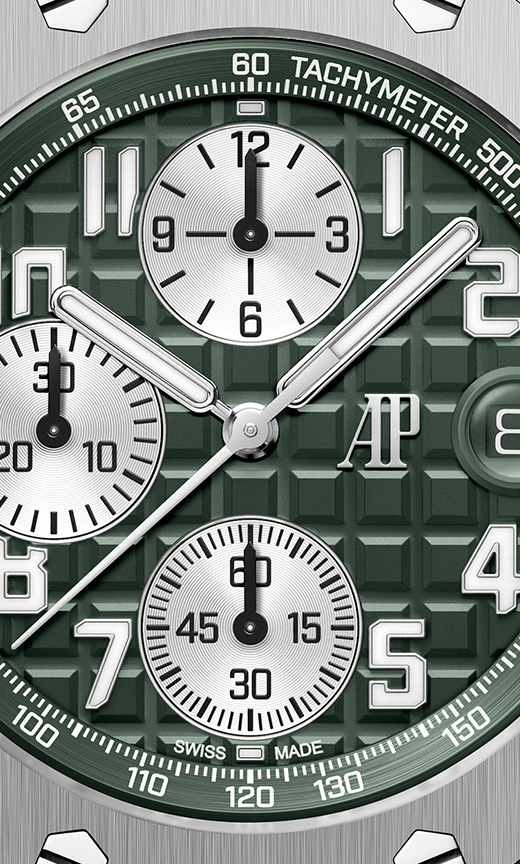Green strap - Titanium military green dial - Watch - 42mm