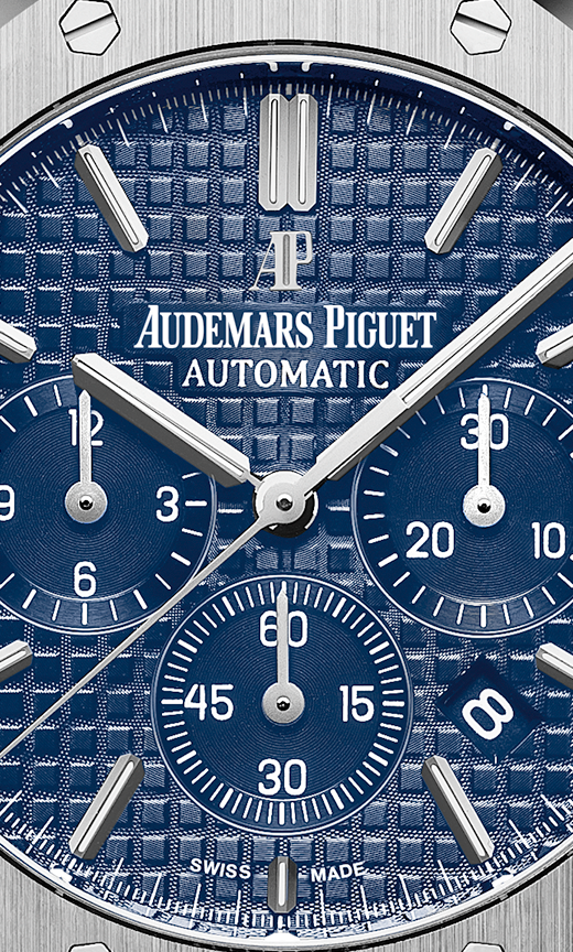 Silver 904L steel dark blue dial - Watch - 41 mm