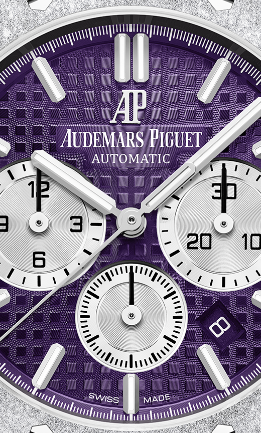 Silver 904L Steel Purple Dial - Automatic Watch - 41mm