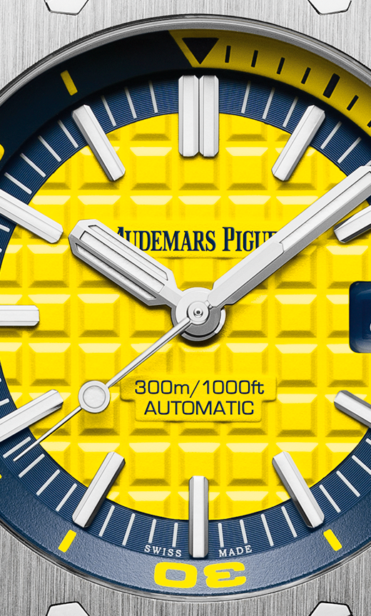 Bright yellow strap - Titanium bright yellow dial - Watch - 42mm