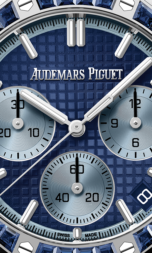 Silver 904L Steel blue dial - Watch - 41 mm