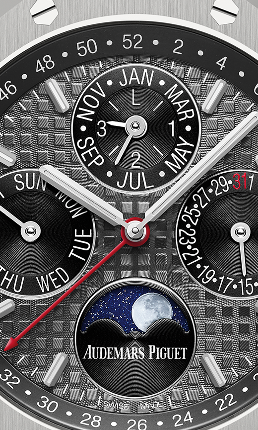 Silver 904L steel dark grey dial - Watch - 41 mm