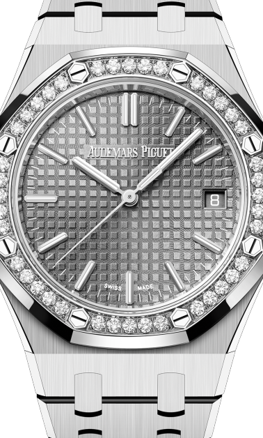 Silver 904L Steel Gray Dial - Watch - 37mm
