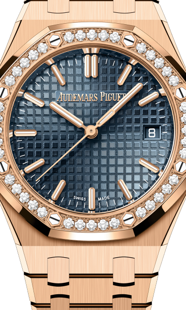 Rose Gold 904L Steel Night Blue Dial - Watch - 34mm
