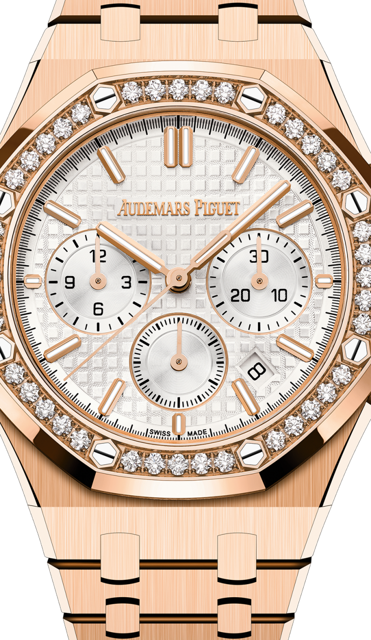 Rose Gold 904L Steel Silver Dial - Watch - 38mm