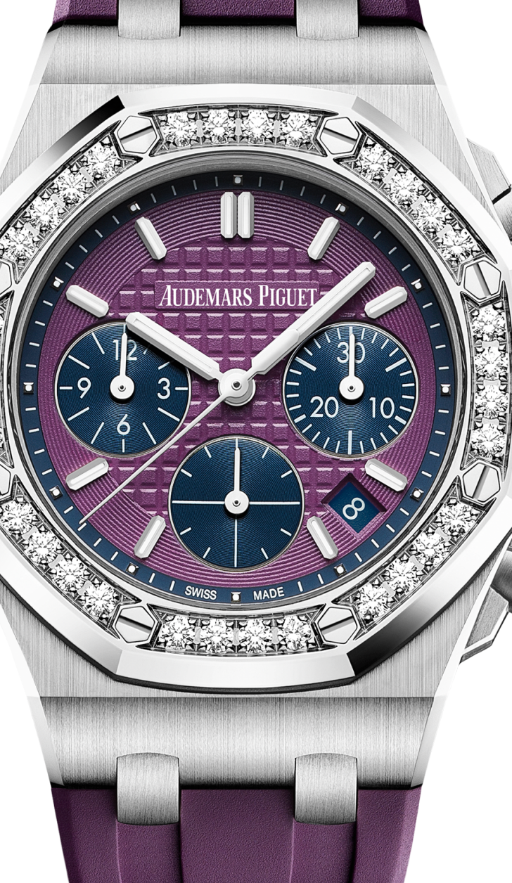Purple strap - Titanium purple dial - Watch - 37mm