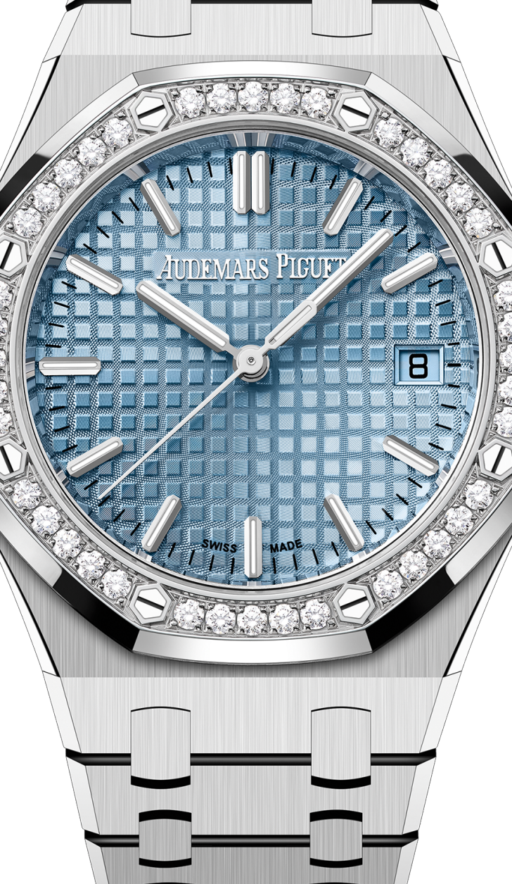 Silver 904L Steel Light Blue Dial - Automatic - 34mm